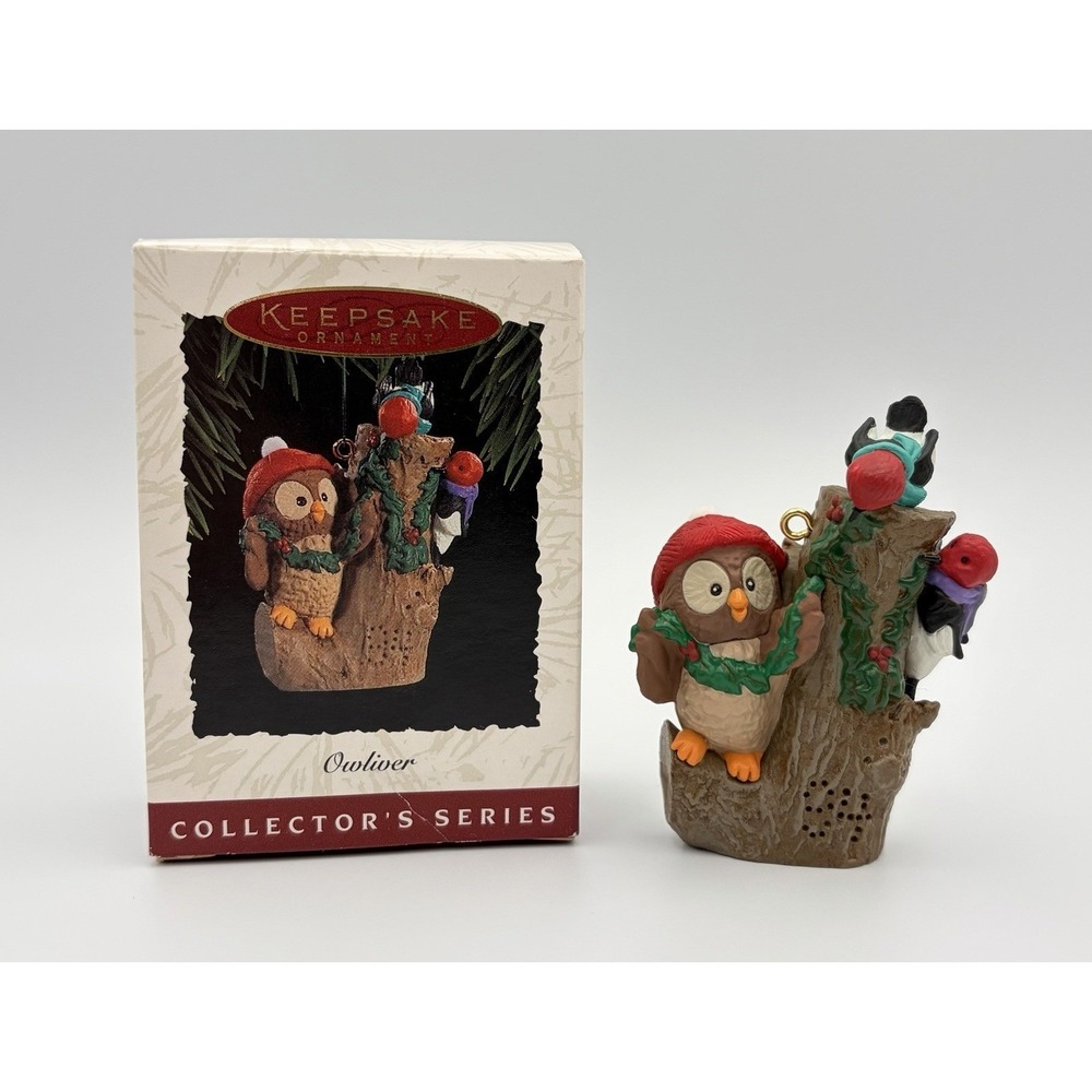 Hallmark Keepsake Ornament Owliver Owls Collector Series 1994 QX522-6 Vintage 2